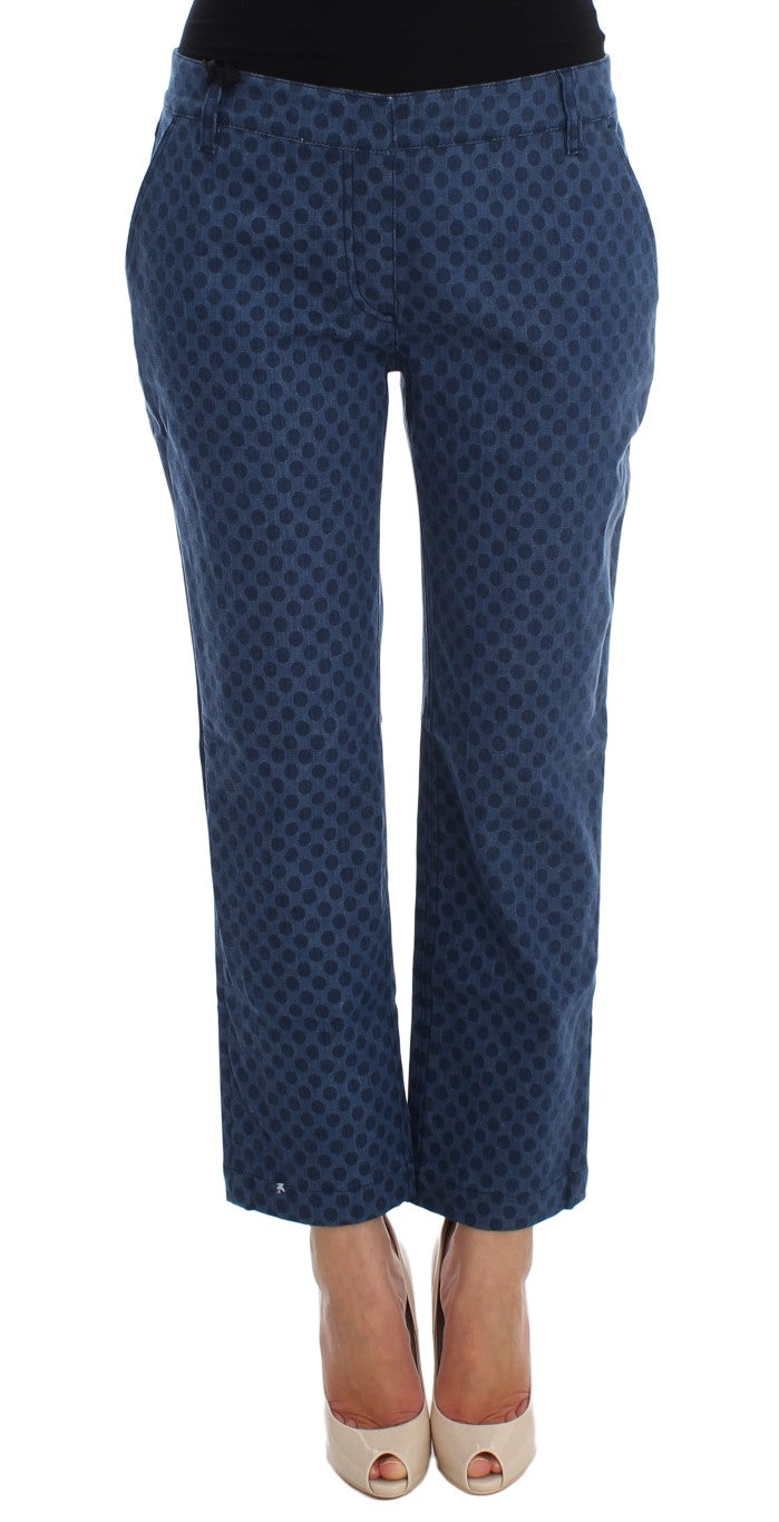 Capri Dolce & Gabbana bleu à pois