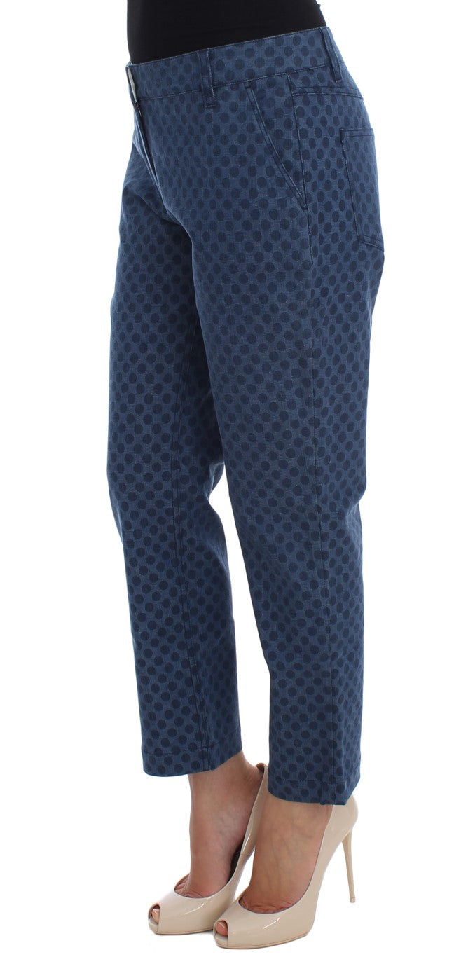 Capri Dolce & Gabbana bleu à pois