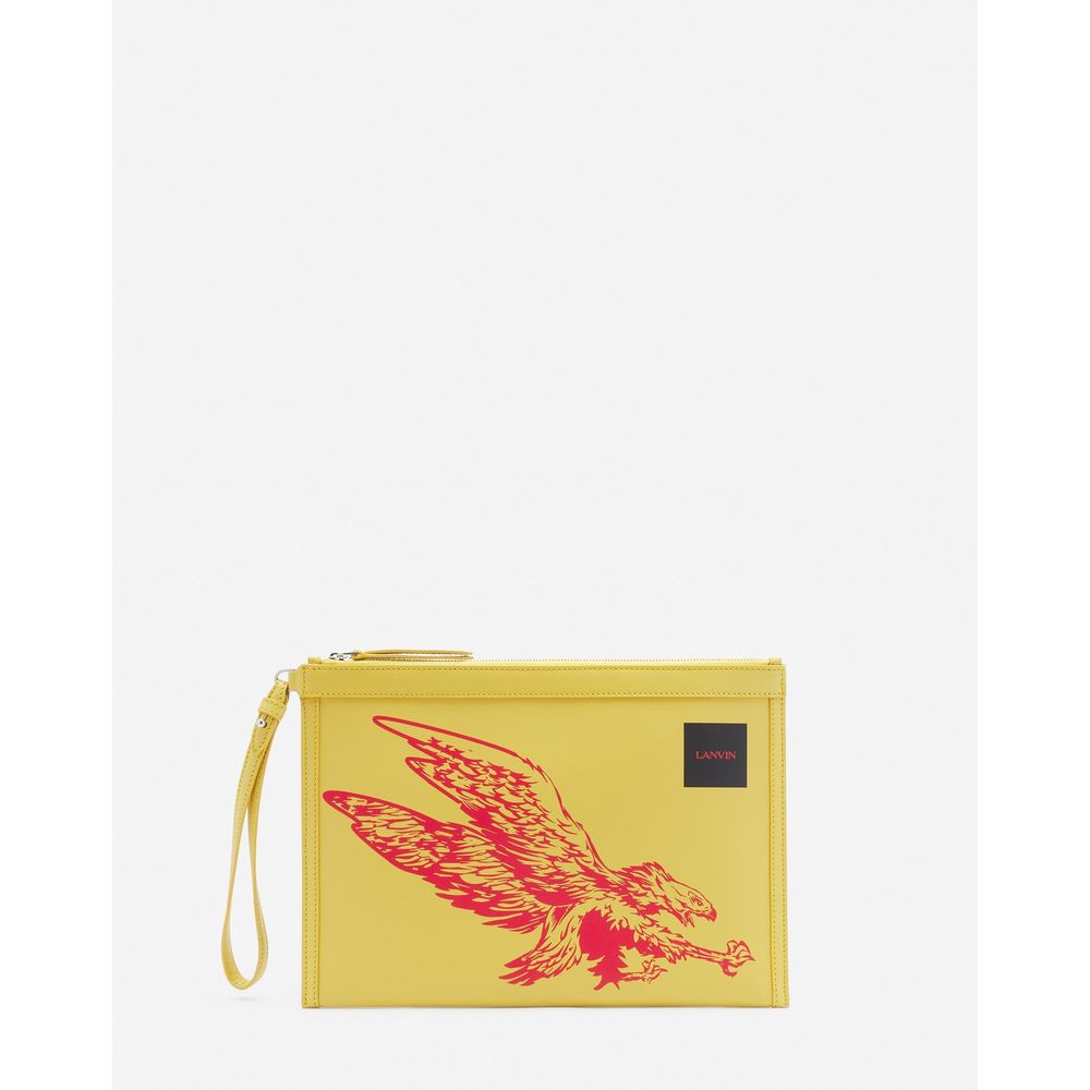 Portefeuille Lanvin jaune