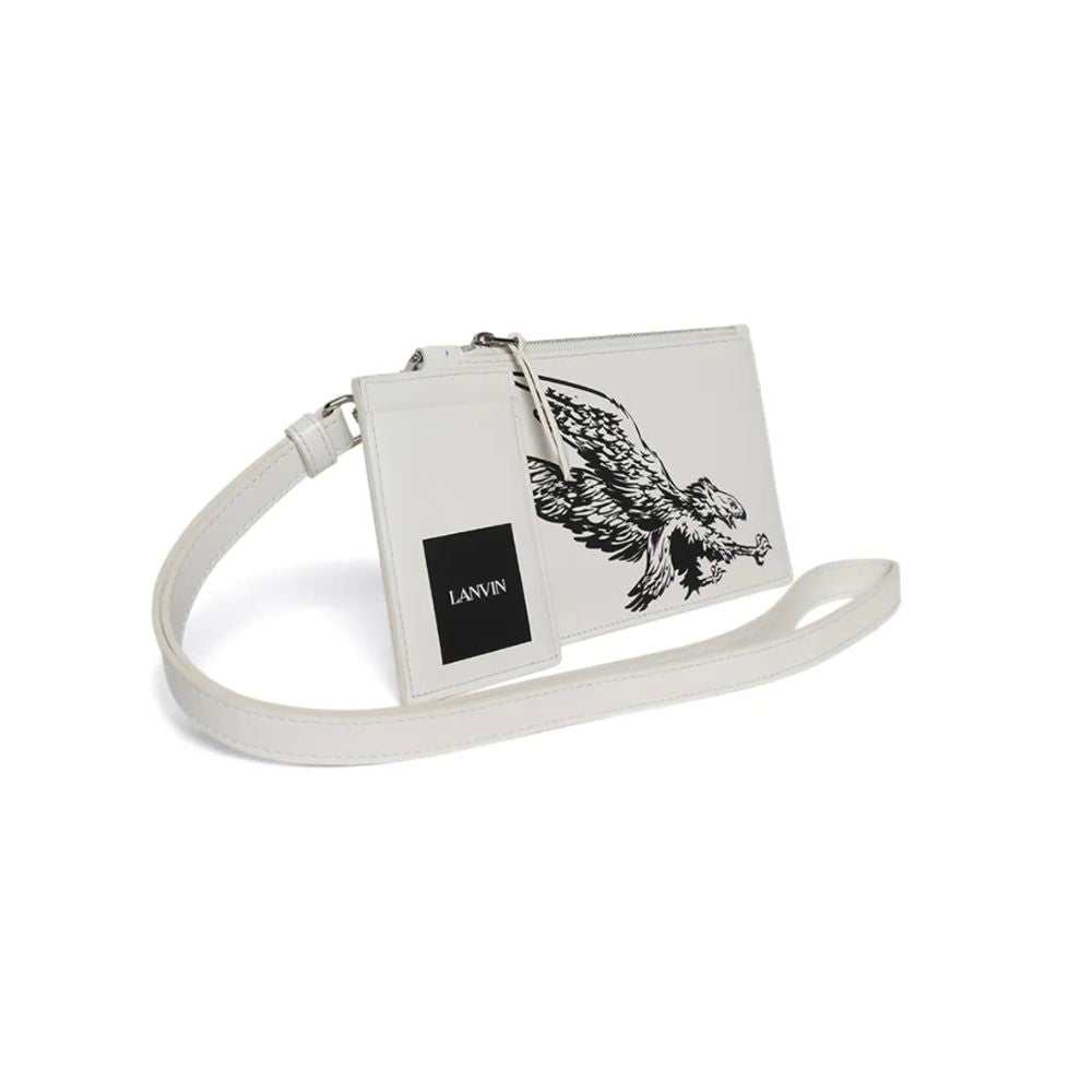 Porte-monnaie Lanvin blanc