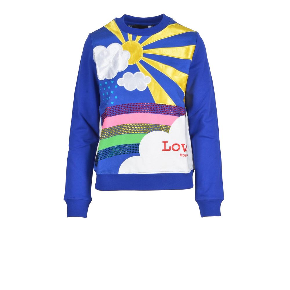 Sweatshirt Love Moschino bleu