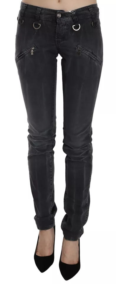 Jeans GALLIANO Low Waist gris