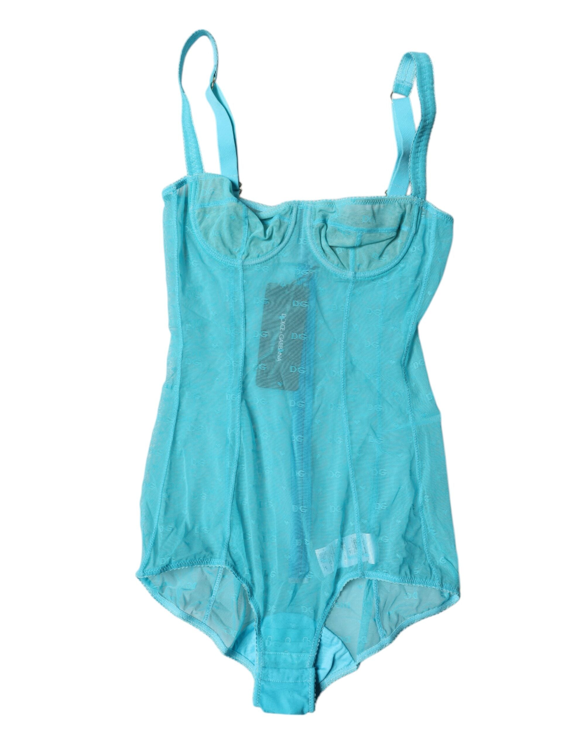 Bodysuit Dolce & Gabbana bleu clair