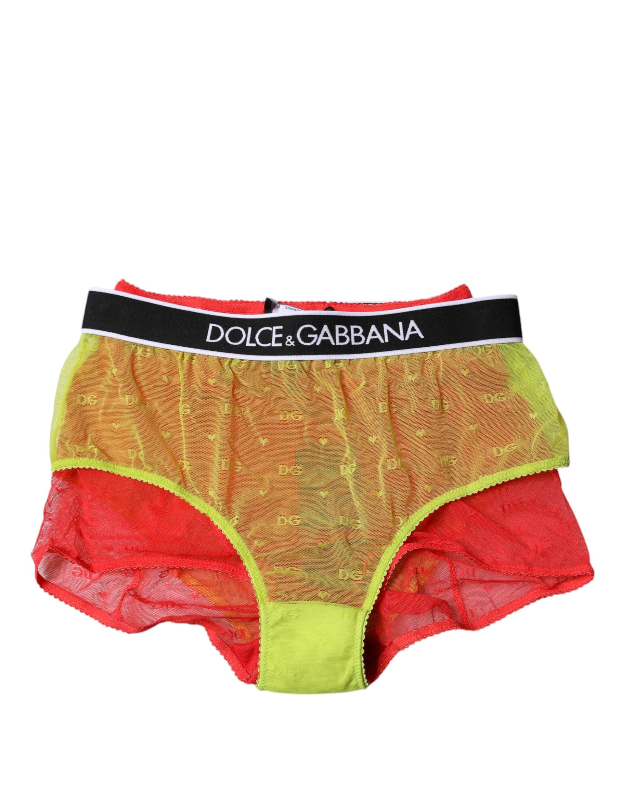 Culotte Dolce & Gabbana rouge jaune