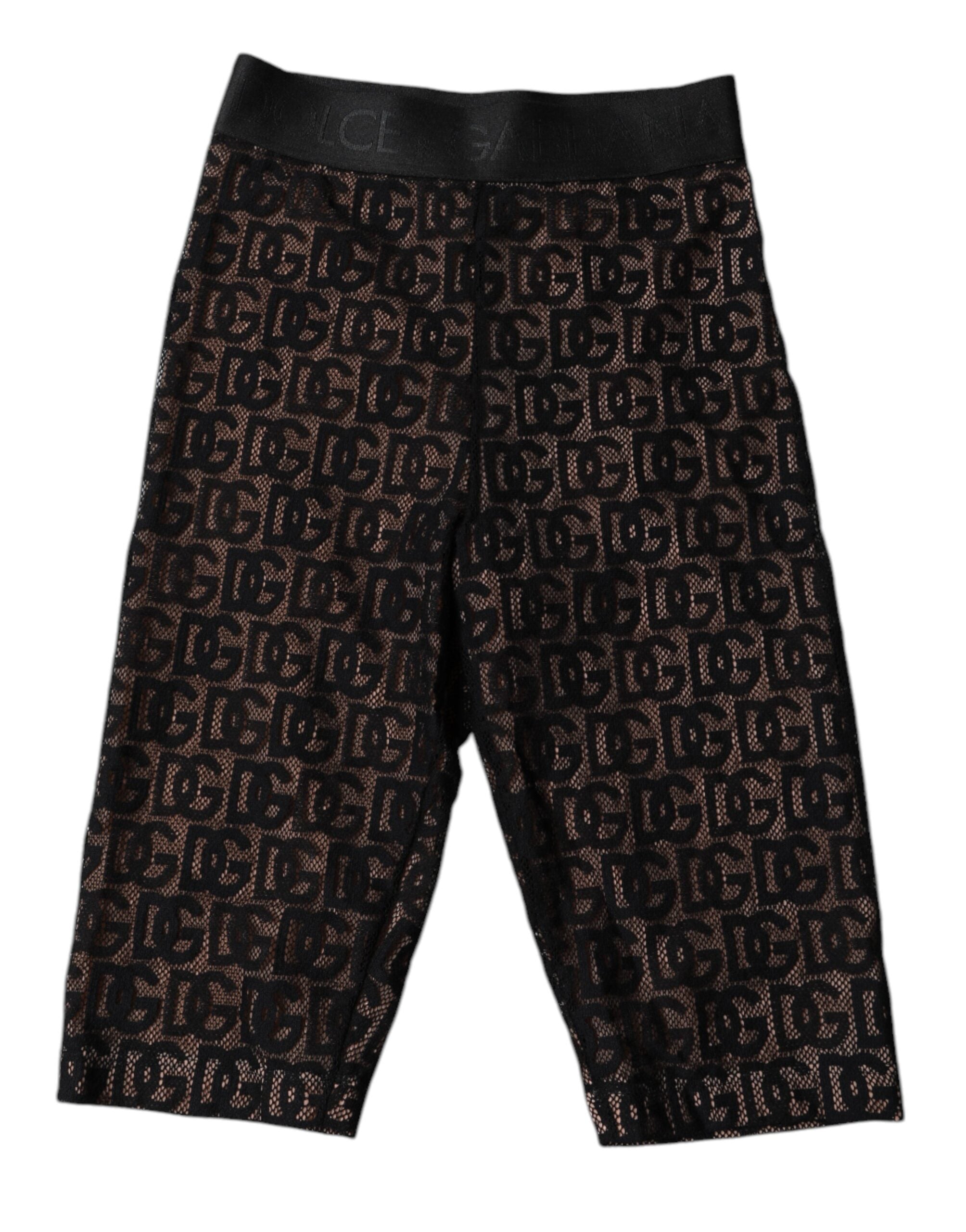 Cropped tights Dolce & Gabbana noires
