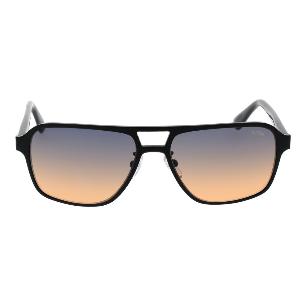 Lunettes de soleil Aviator noires bleues