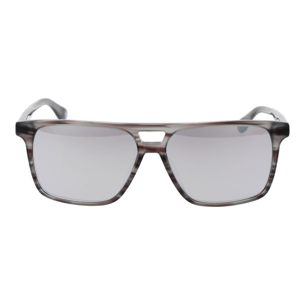 Lunettes de soleil multicolores grises
