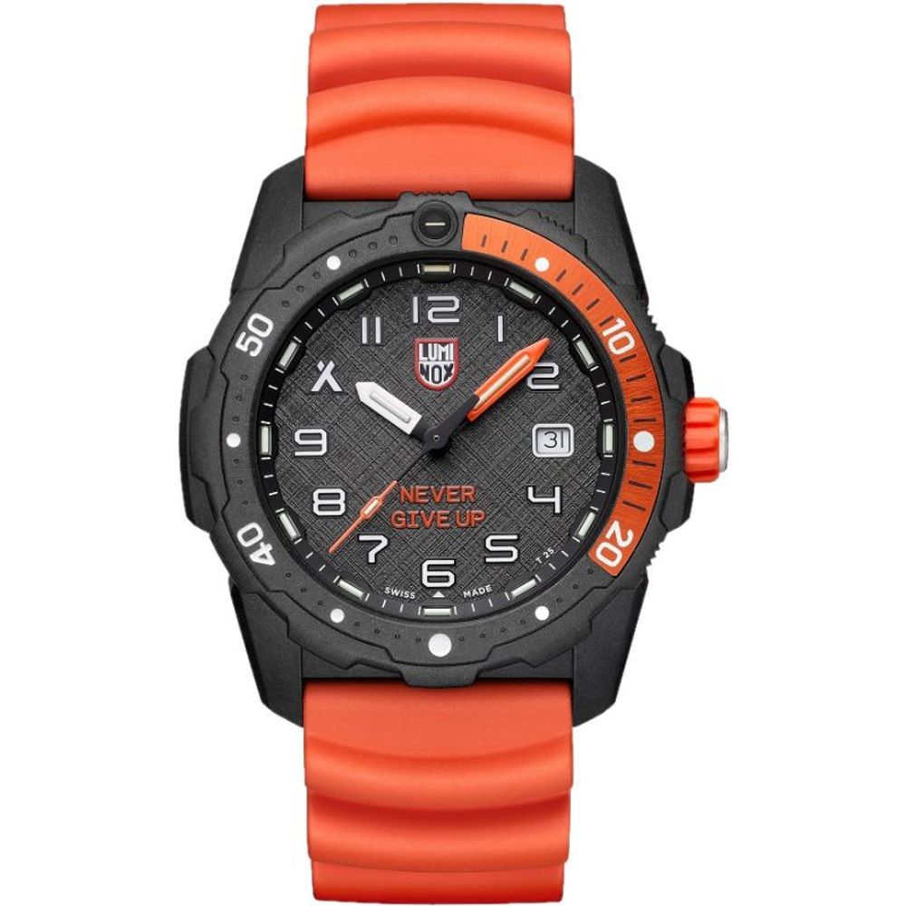 Montre Bear Grylls Orange Rubber noire