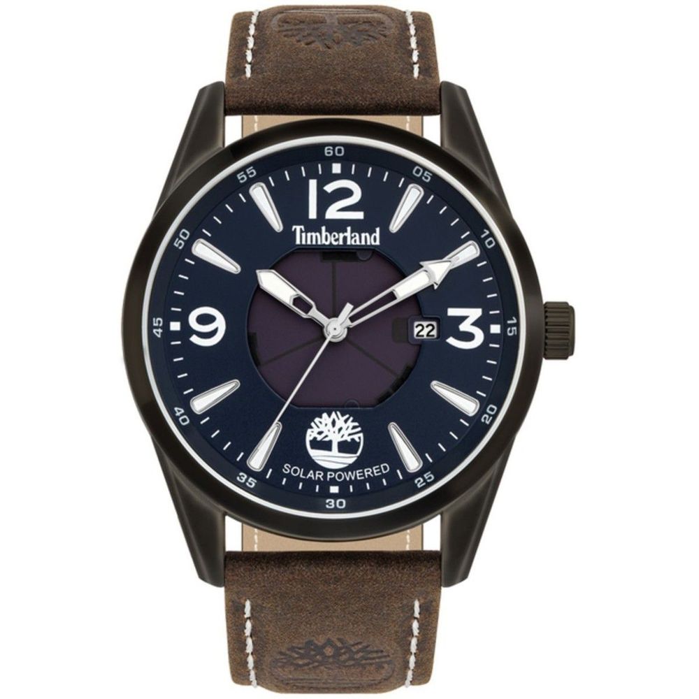 Montre Rockbridge solaire bracelet cuir marron