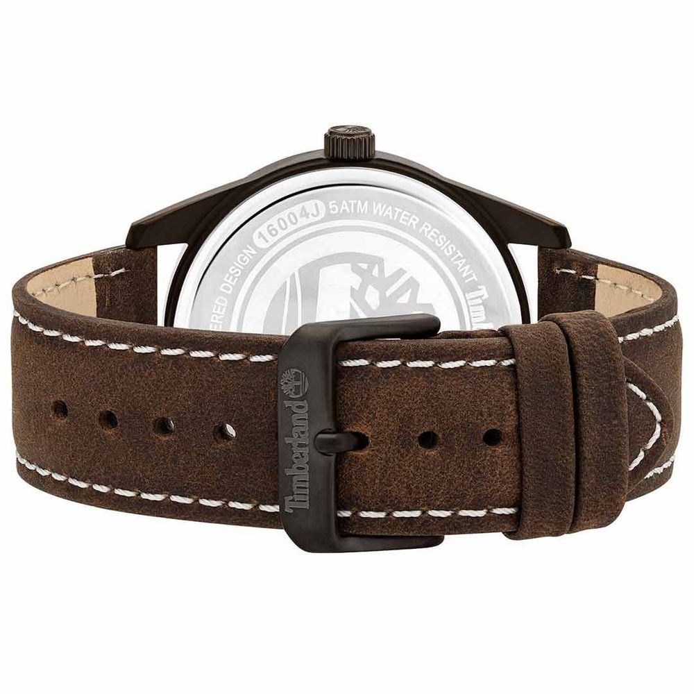 Montre Rockbridge solaire bracelet cuir marron