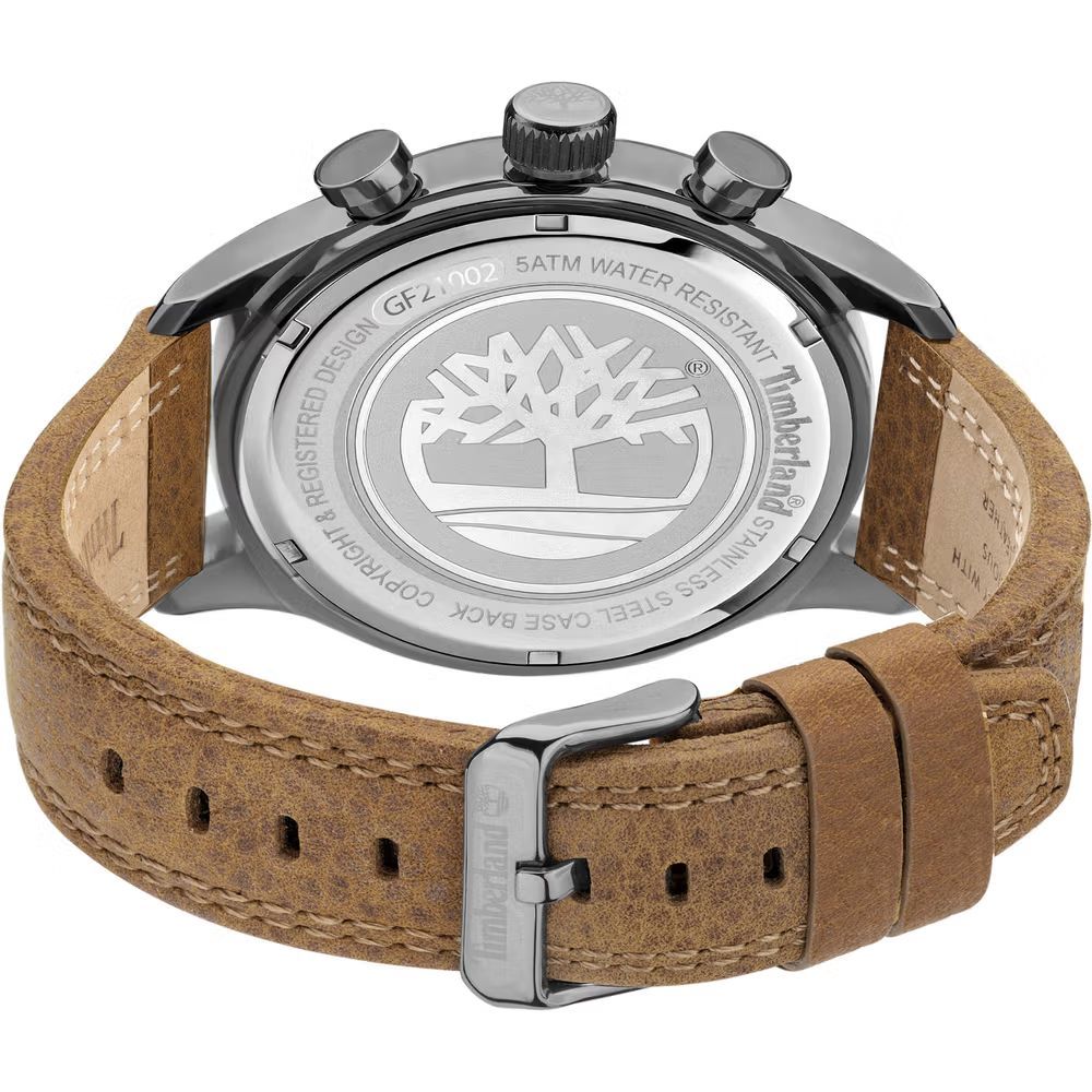 Montre Nickerson Chronographe cuir marron