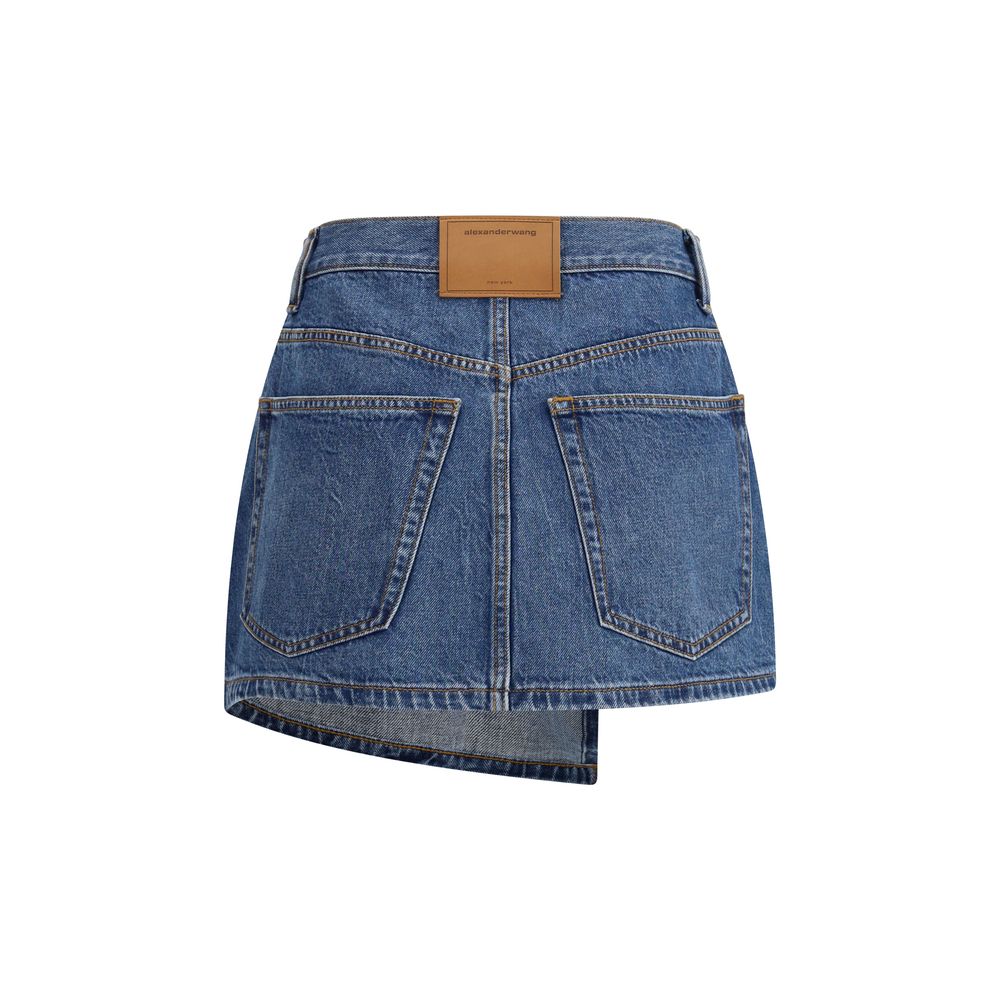Minijupe Alexander Wang en jean bleue
