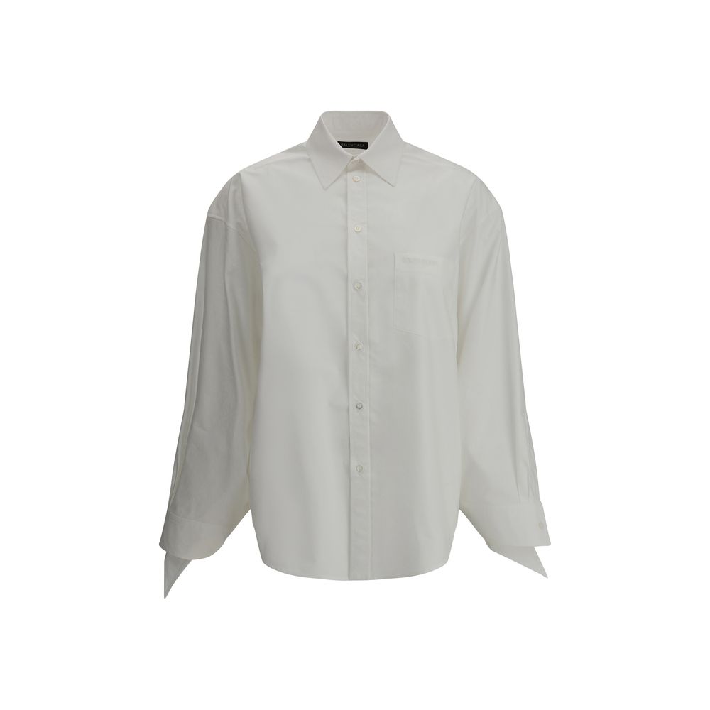 Chemise Balenciaga oversized blanche