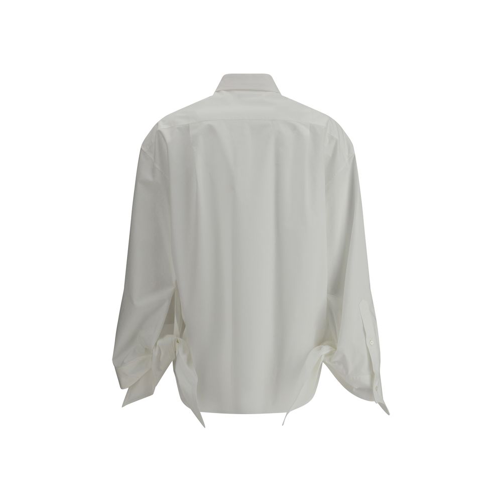 Chemise Balenciaga oversized blanche