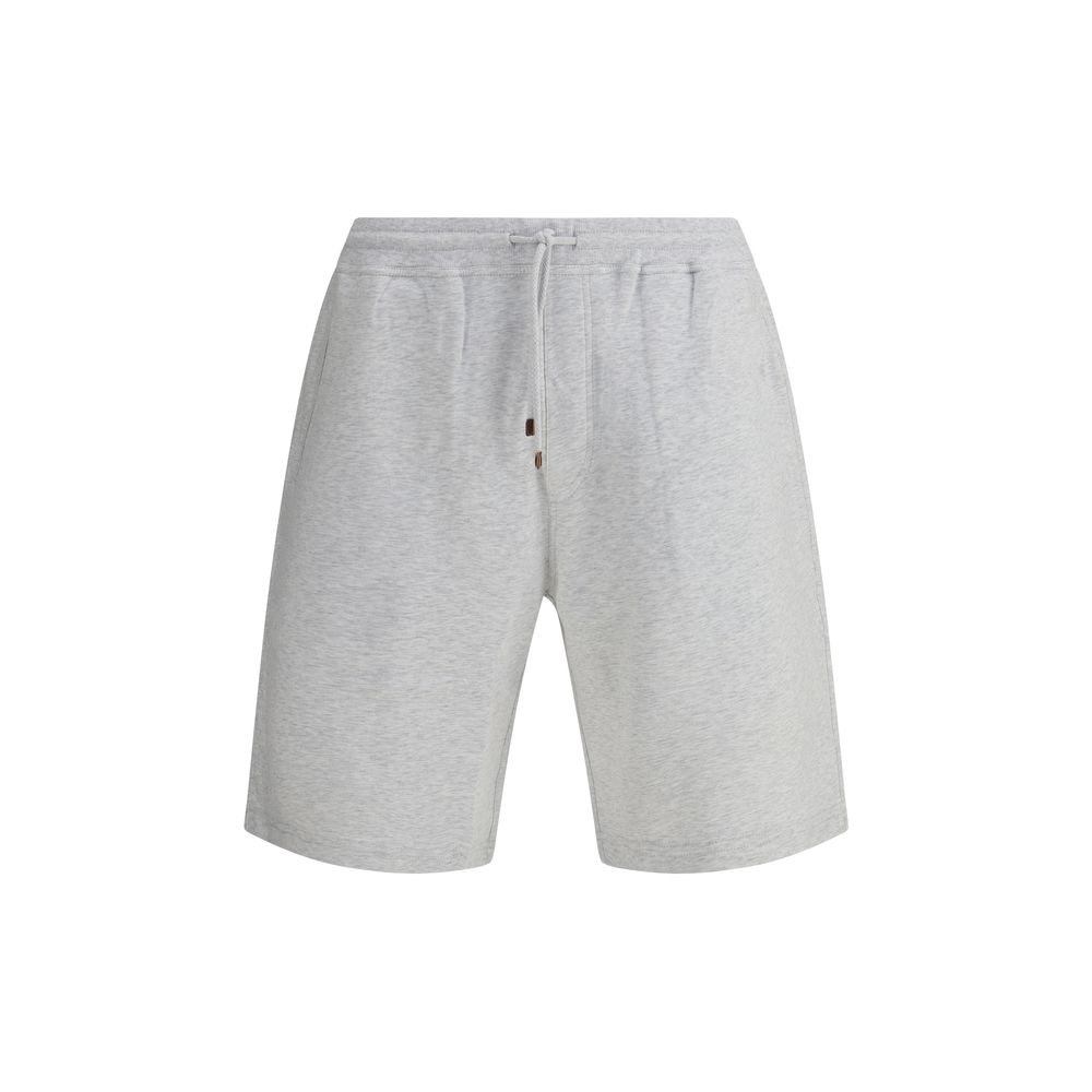 Shorts Brunello Cucinelli mélangé gris