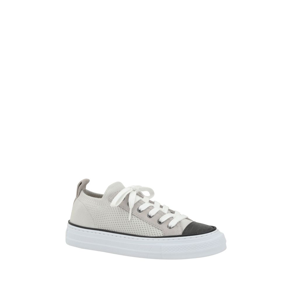 "Baskets Brunello Cucinelli beiges"