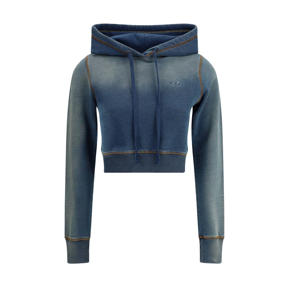 Hoodie Diesel Oval D bleu