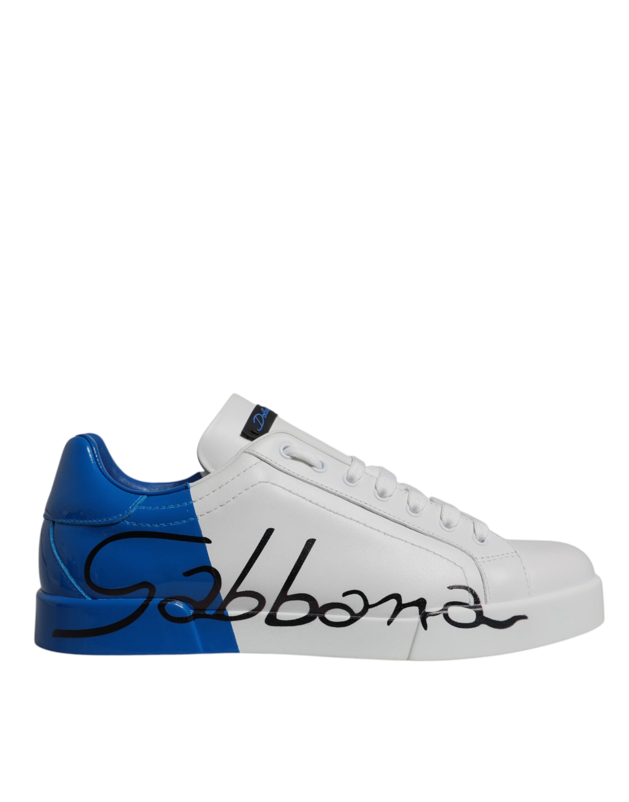 Baskets Dolce & Gabbana Portofino blanches et bleues