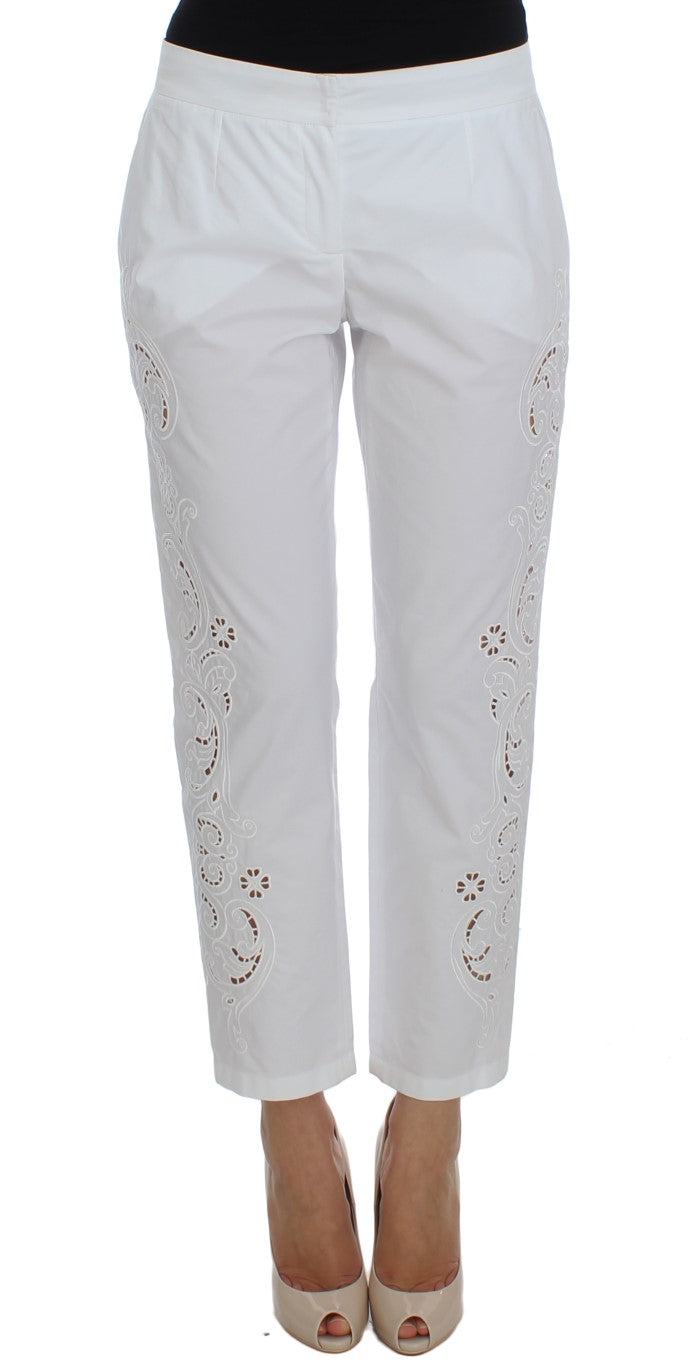 Pantalons Dolce & Gabbana Sicily blancs