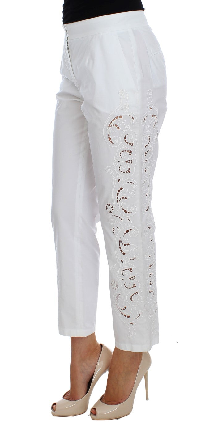 Pantalons Dolce & Gabbana Sicily blancs