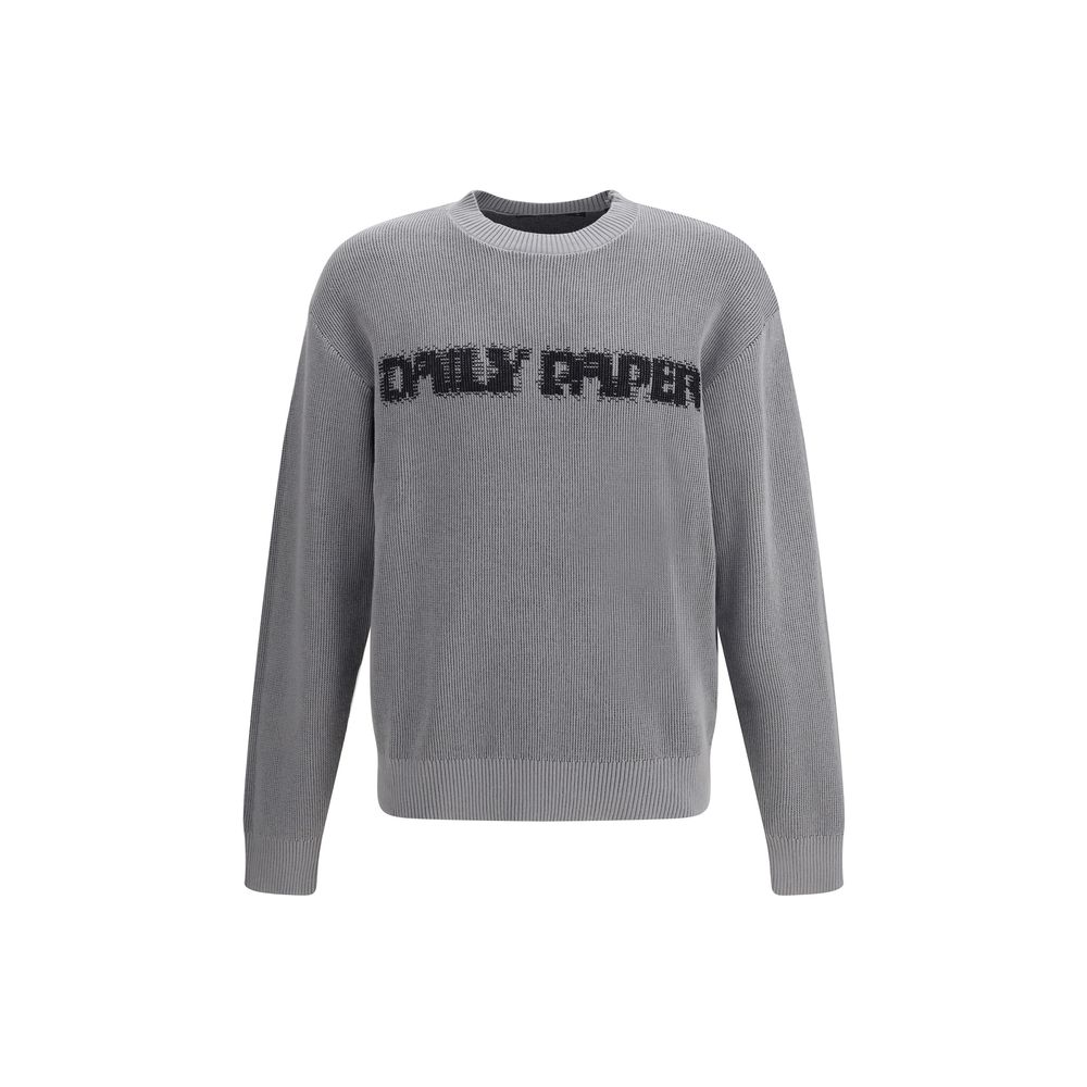 Pull Daily Paper monogramme gris