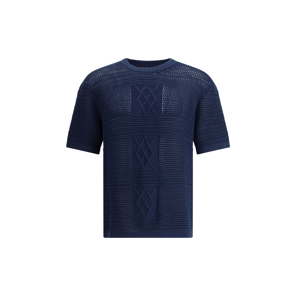 T-Shirt Daily Paper croisée blanche