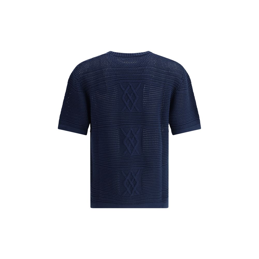 T-Shirt Daily Paper croisée blanche