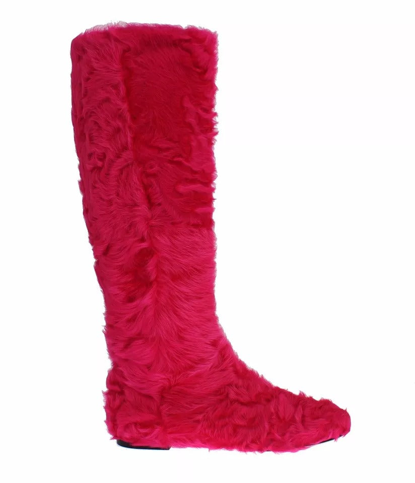 Bottines Dolce & Gabbana rose
