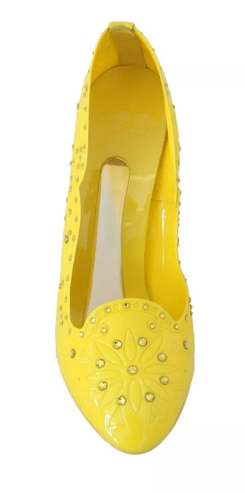 Pumps Dolce & Gabbana Cinderella jaunes