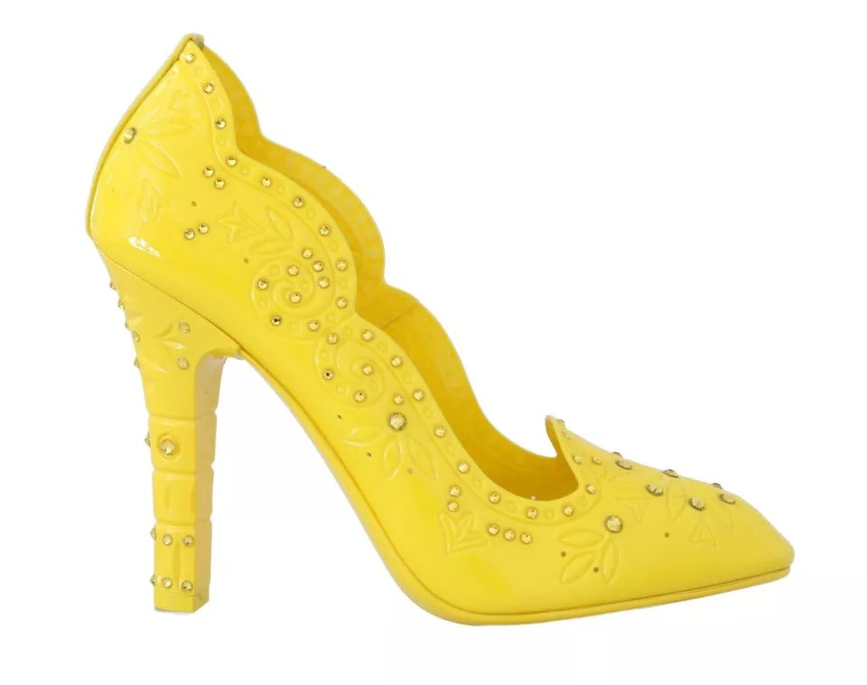 Pumps Dolce & Gabbana Cinderella jaunes