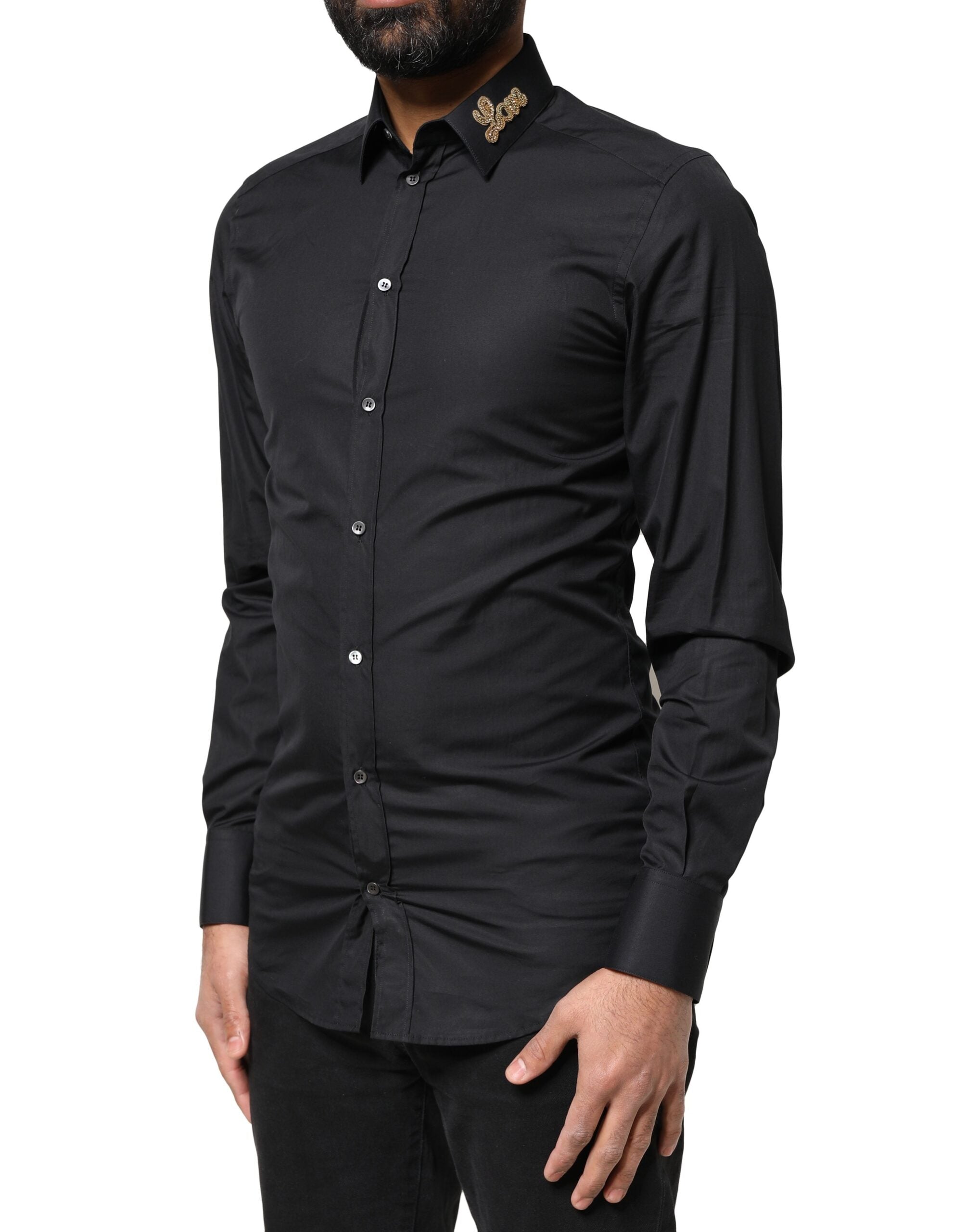 Chemise Dolce & Gabbana GOLD noire