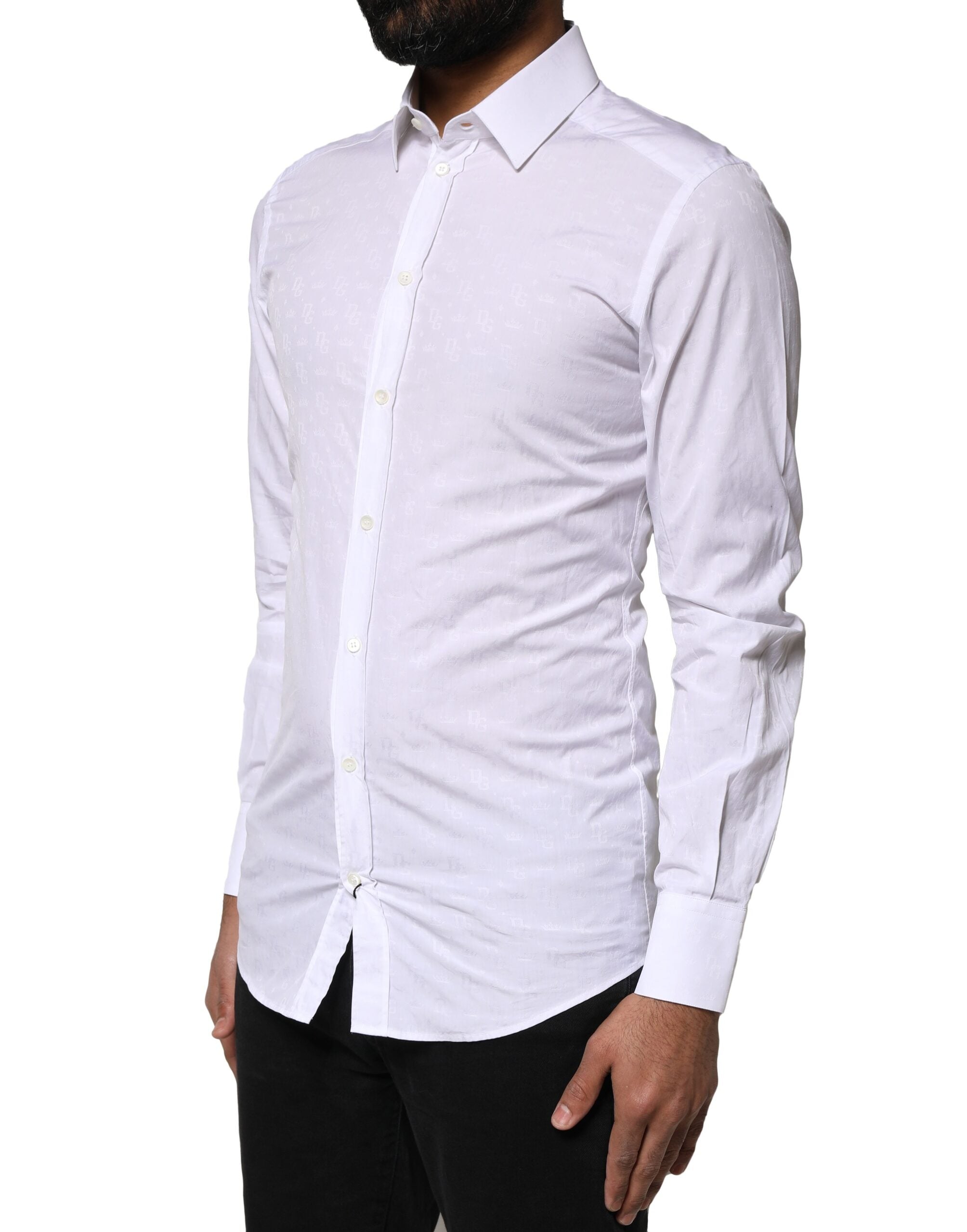 Chemise Dolce & Gabbana GOLD blanche