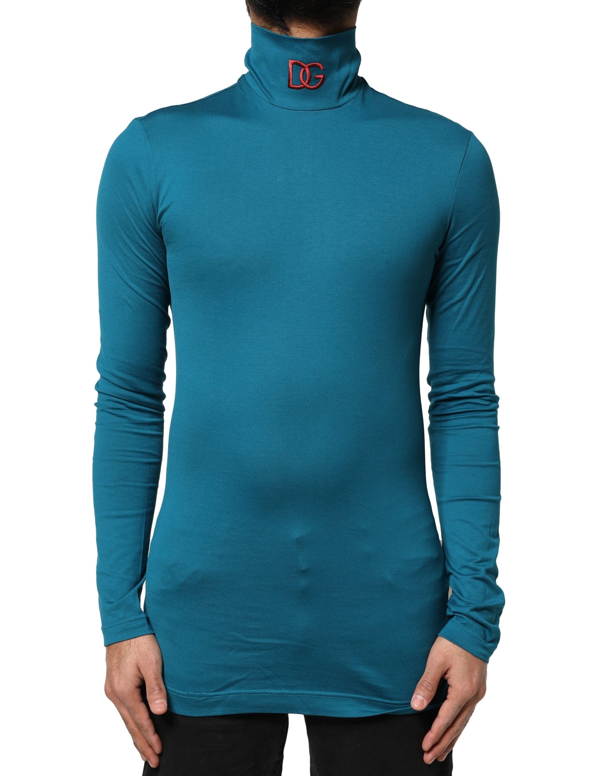 Pull DOLCE & GABBANA turtleneck bleu