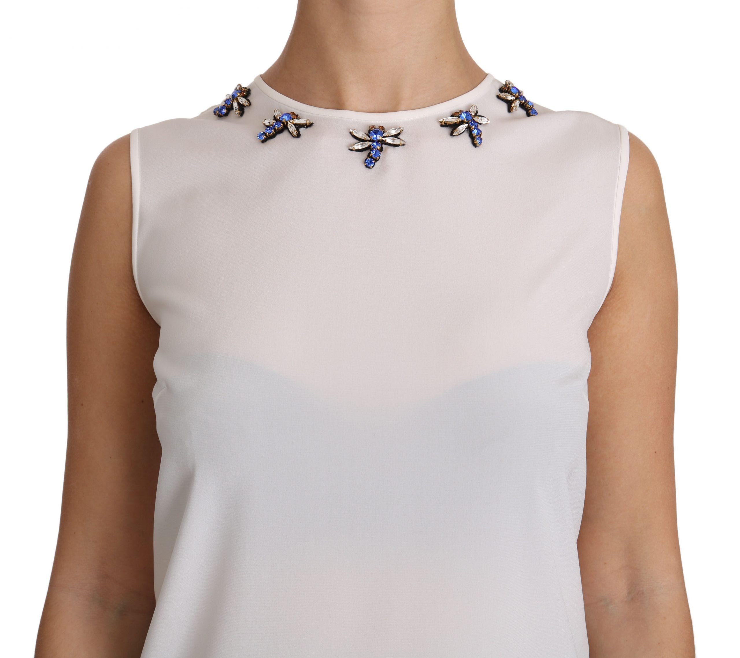 Blouse Dolce & Gabbana Dragonfly blanche