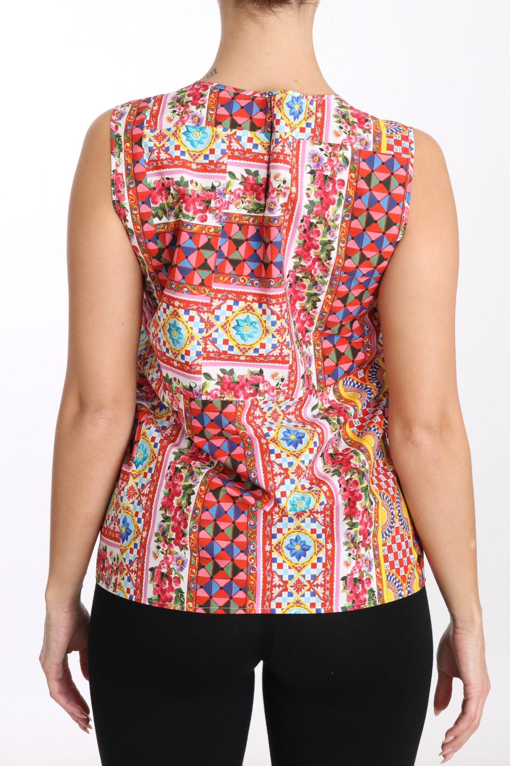 Débardeur Dolce & Gabbana Carretto multicolore