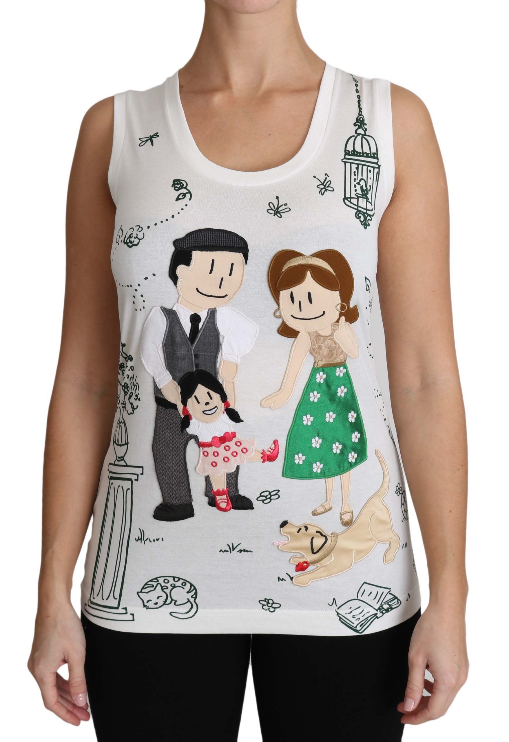 T-shirt Dolce & Gabbana #dgfamily blanc
