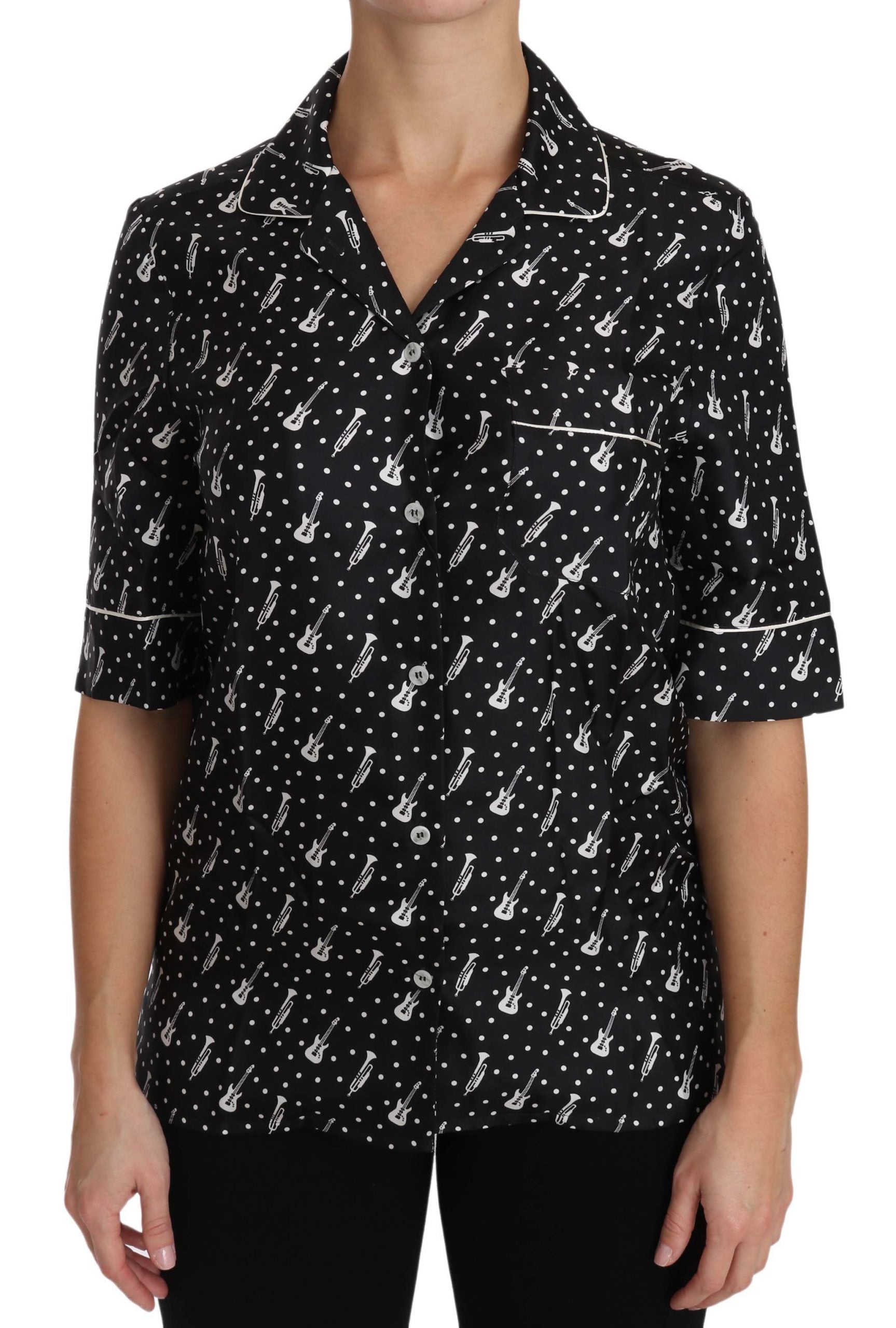Chemise Dolce & Gabbana soie noire