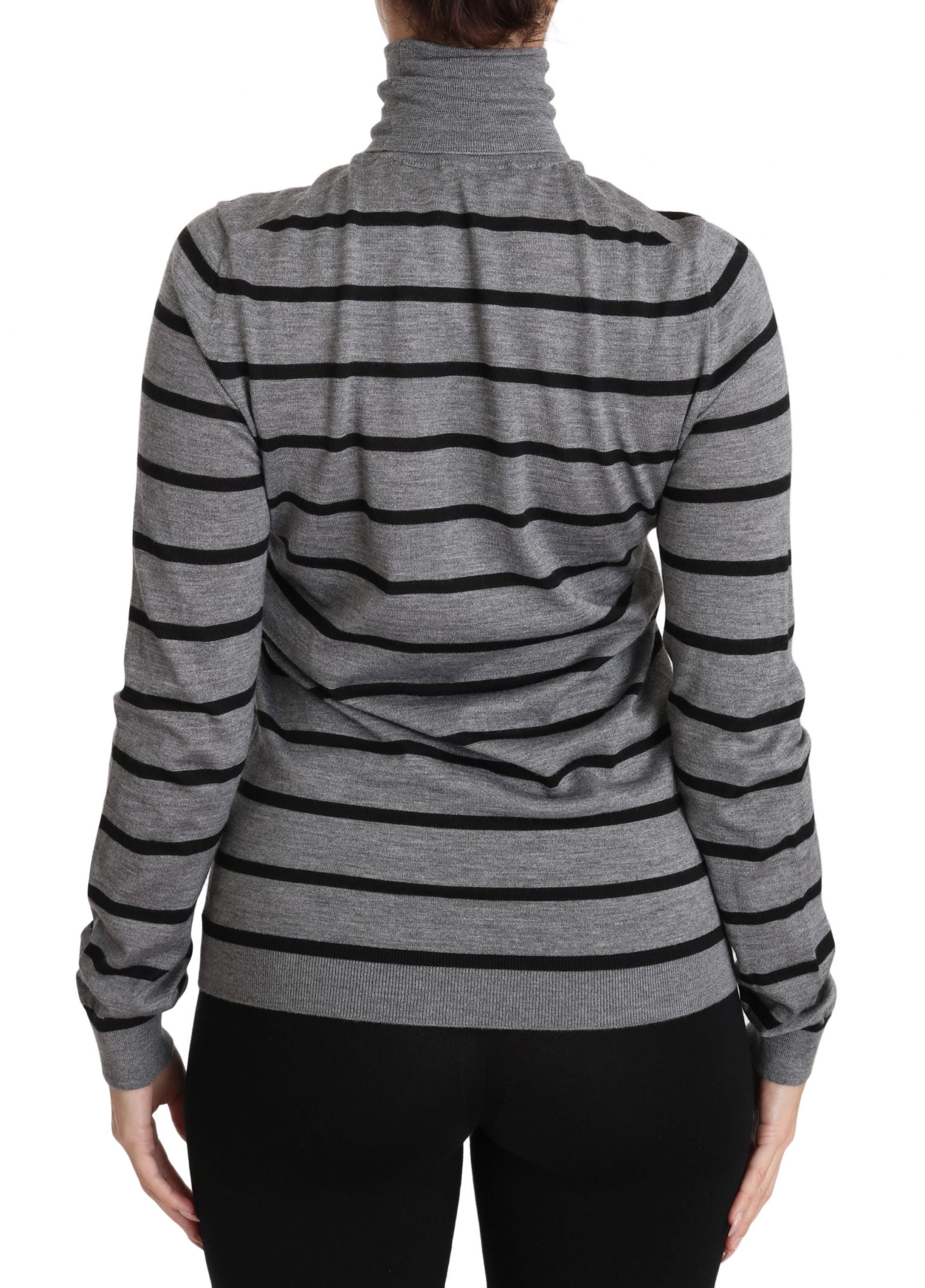 Pull Dolce & Gabbana turtleneck gris
