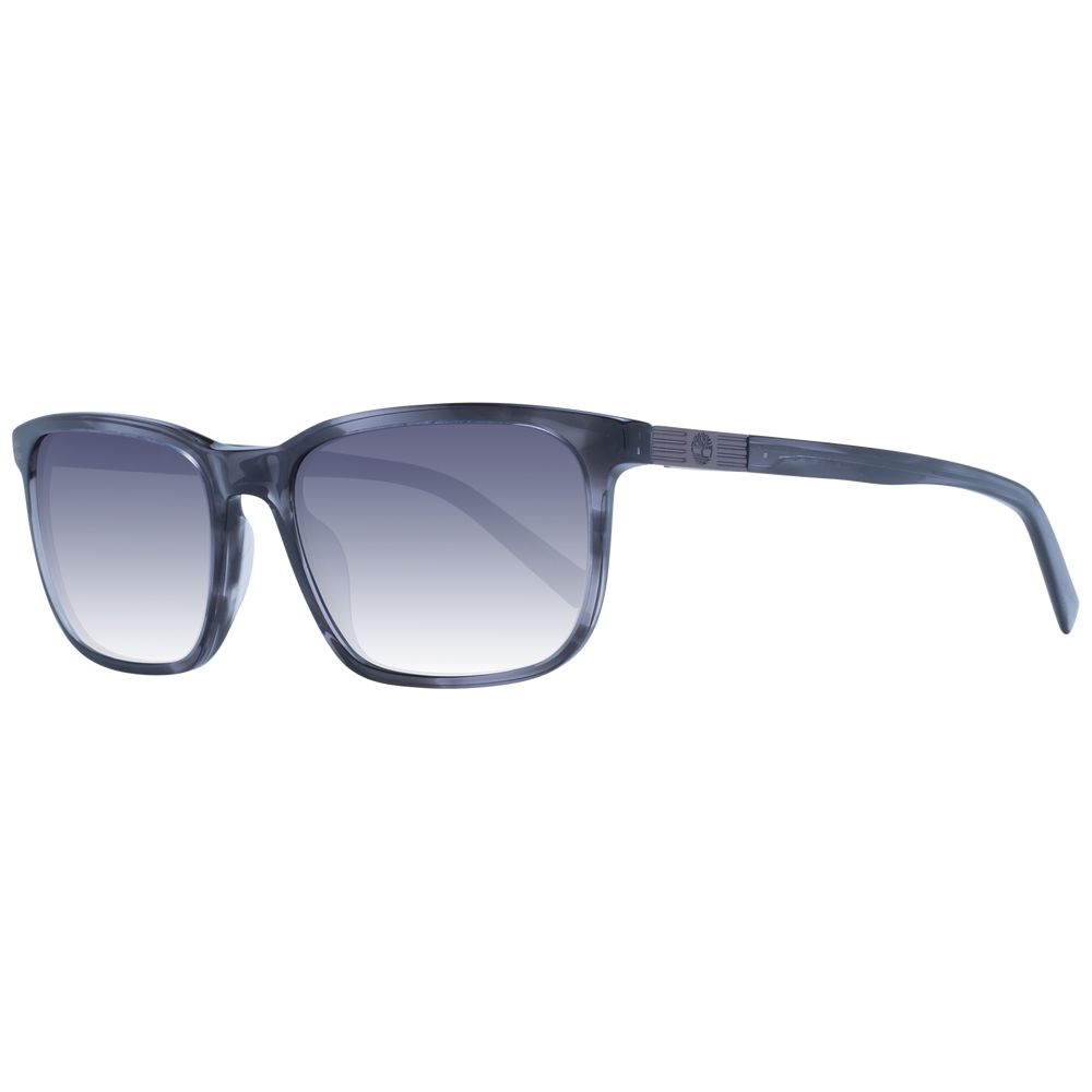Lunettes Gray Men rectangulaires grises