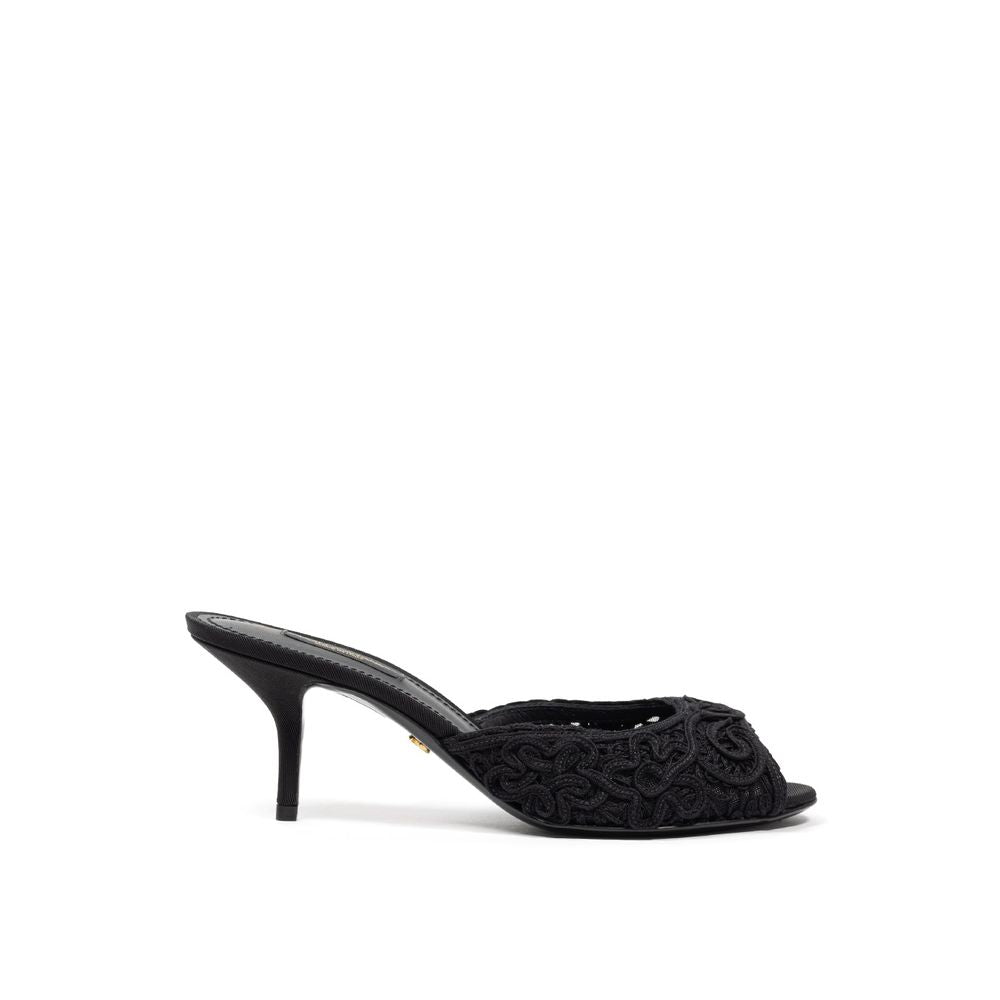 Sandales Dolce & Gabbana Cordonet noires