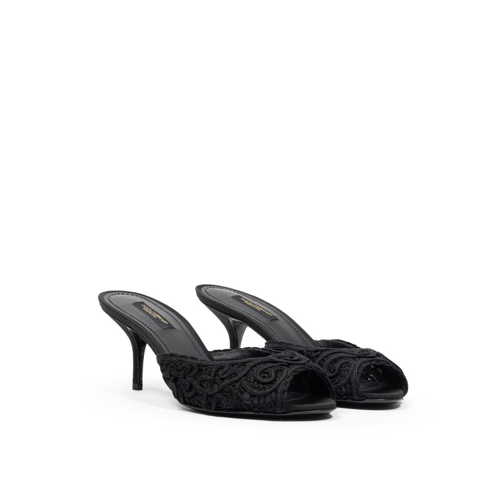 Sandales Dolce & Gabbana Cordonet noires