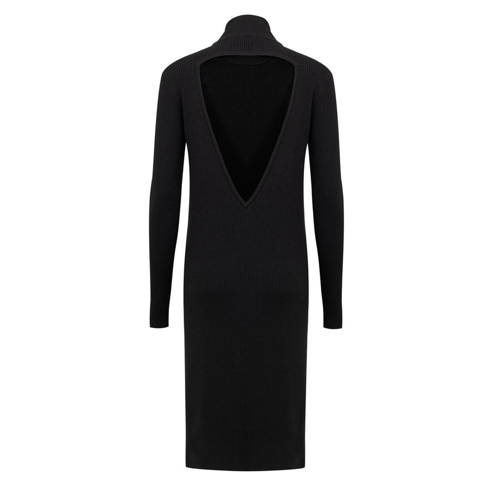 Robe Bottega Veneta Ribbed noire