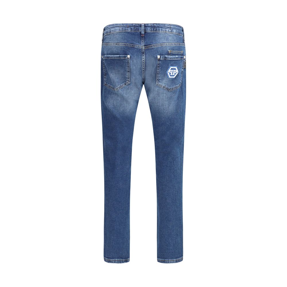 Jeans Philipp Plein straight noirs