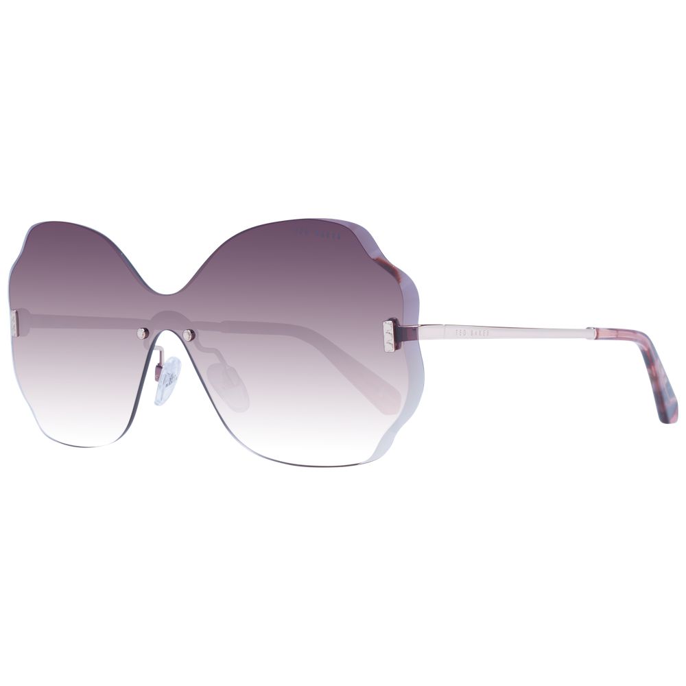Lunettes de soleil Rose Gold rimless roses