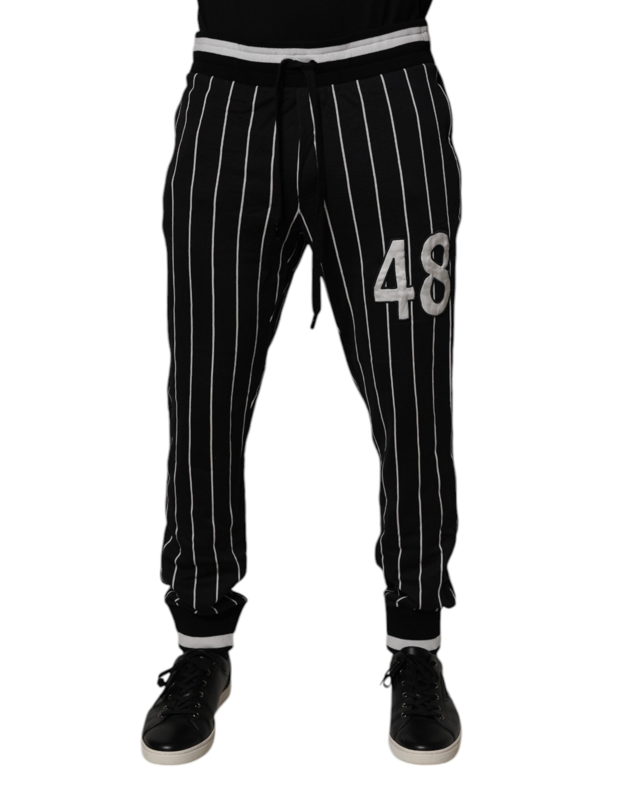Jogger Dolce & Gabbana noirs et blancs