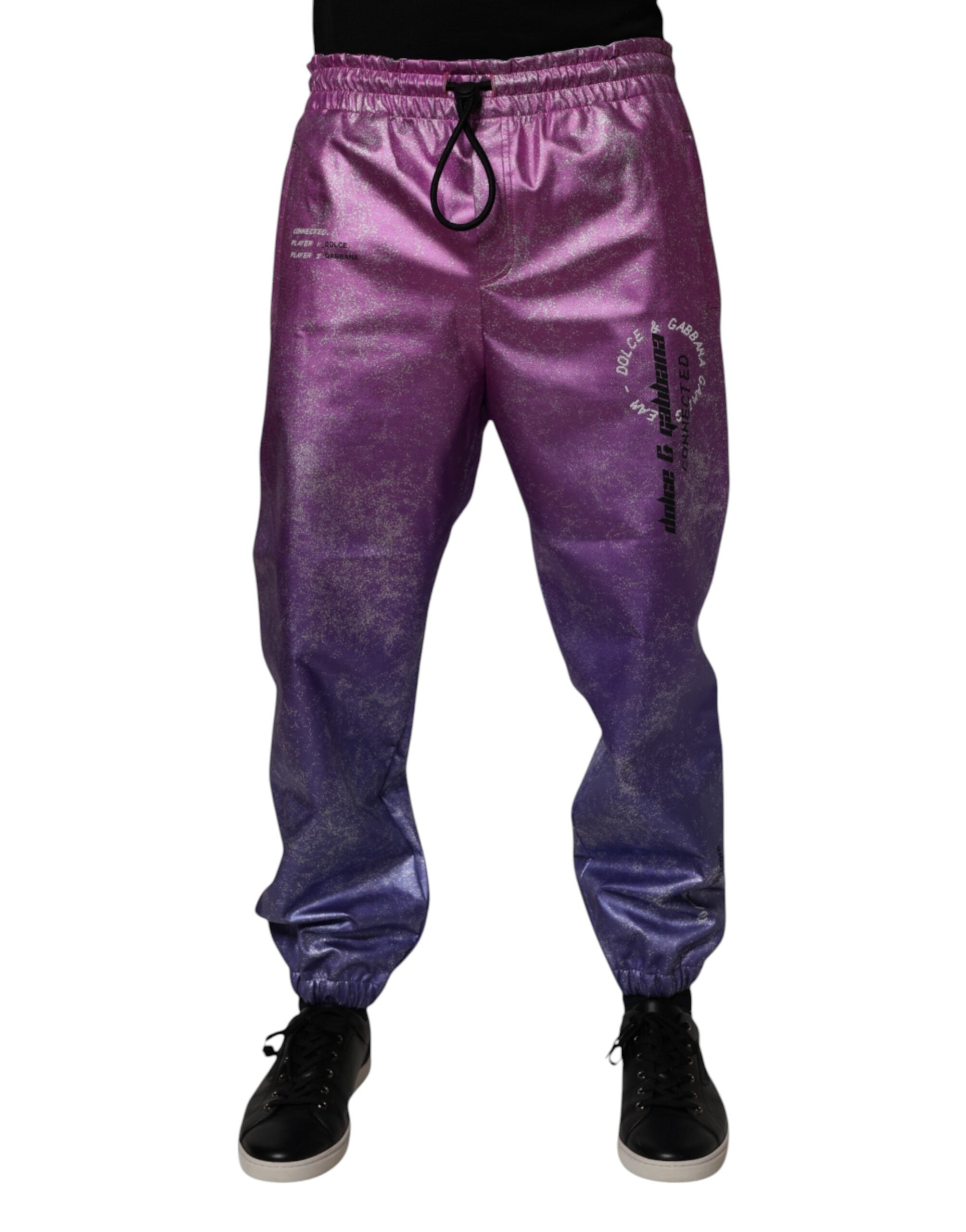 Jogging Dolce & Gabbana deux tons rose violet