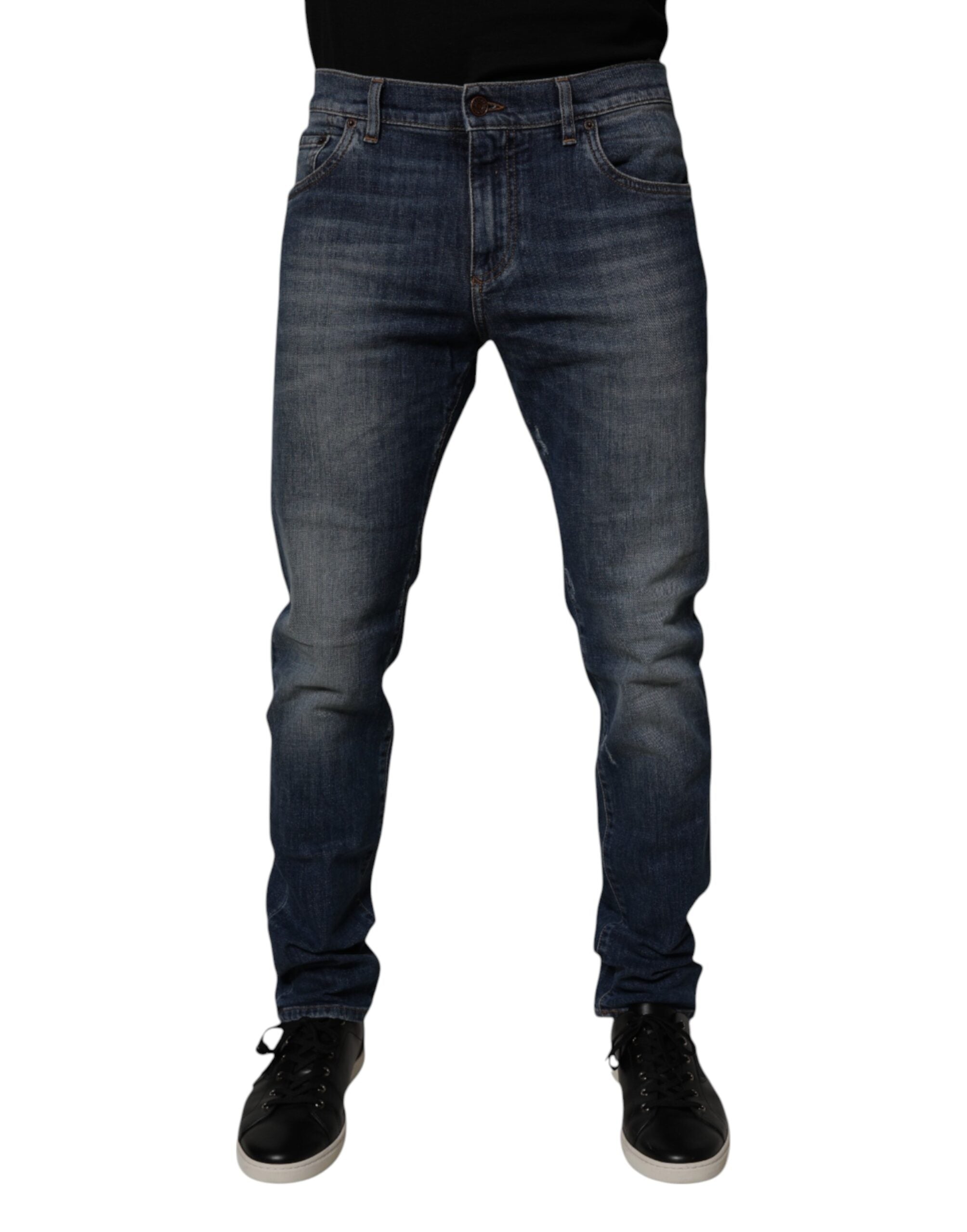 Jean Dolce & Gabbana skinny bleu foncé