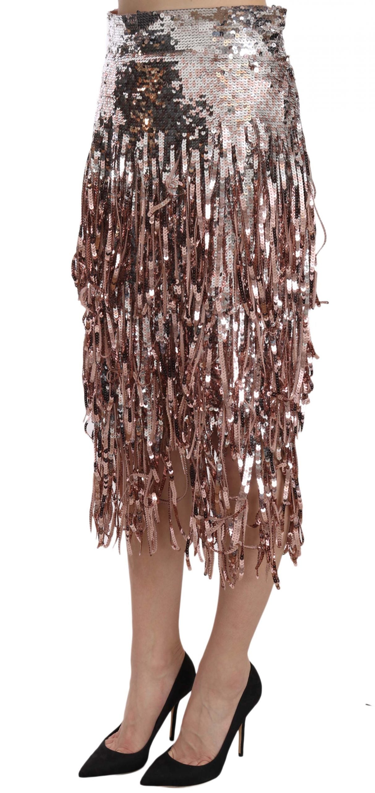 Jupe crayon Dolce & Gabbana metallic