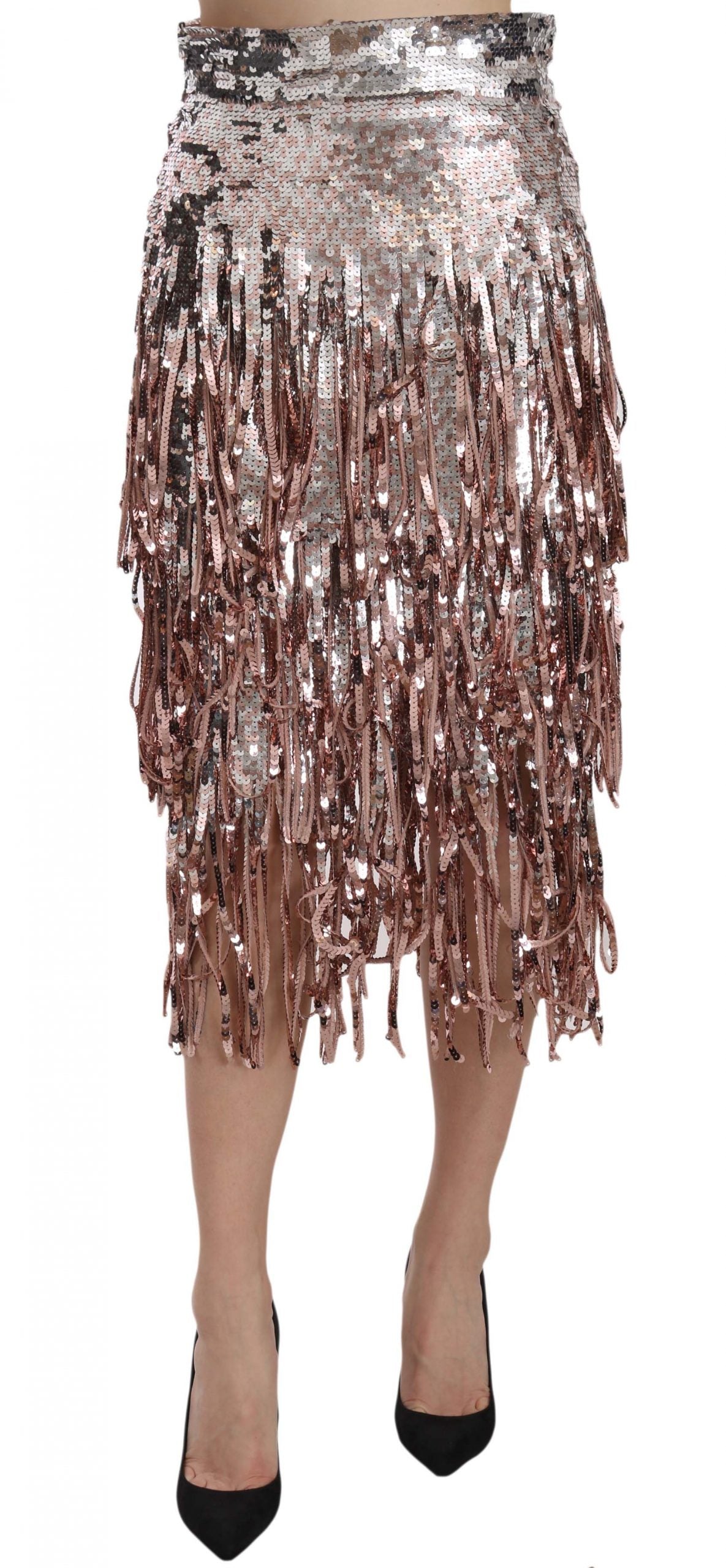 Jupe crayon Dolce & Gabbana metallic