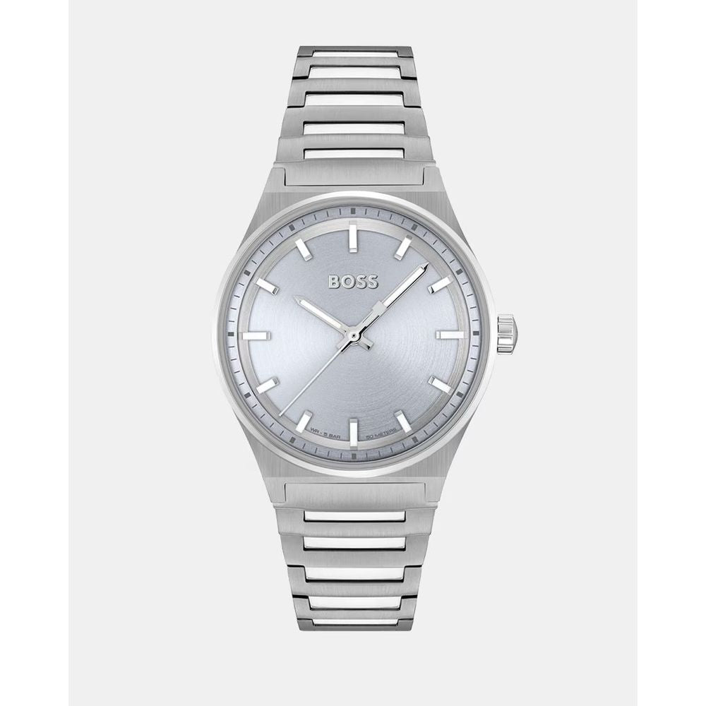 Montre Silver Sky bleue argentée